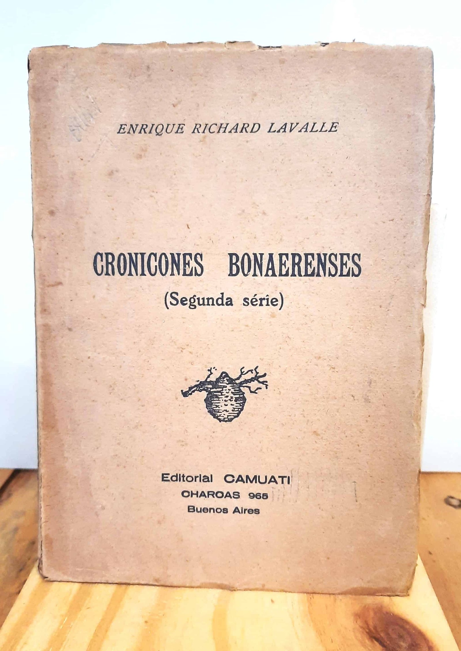 Portada de Cronicones bonaerenses. (segunda serie).