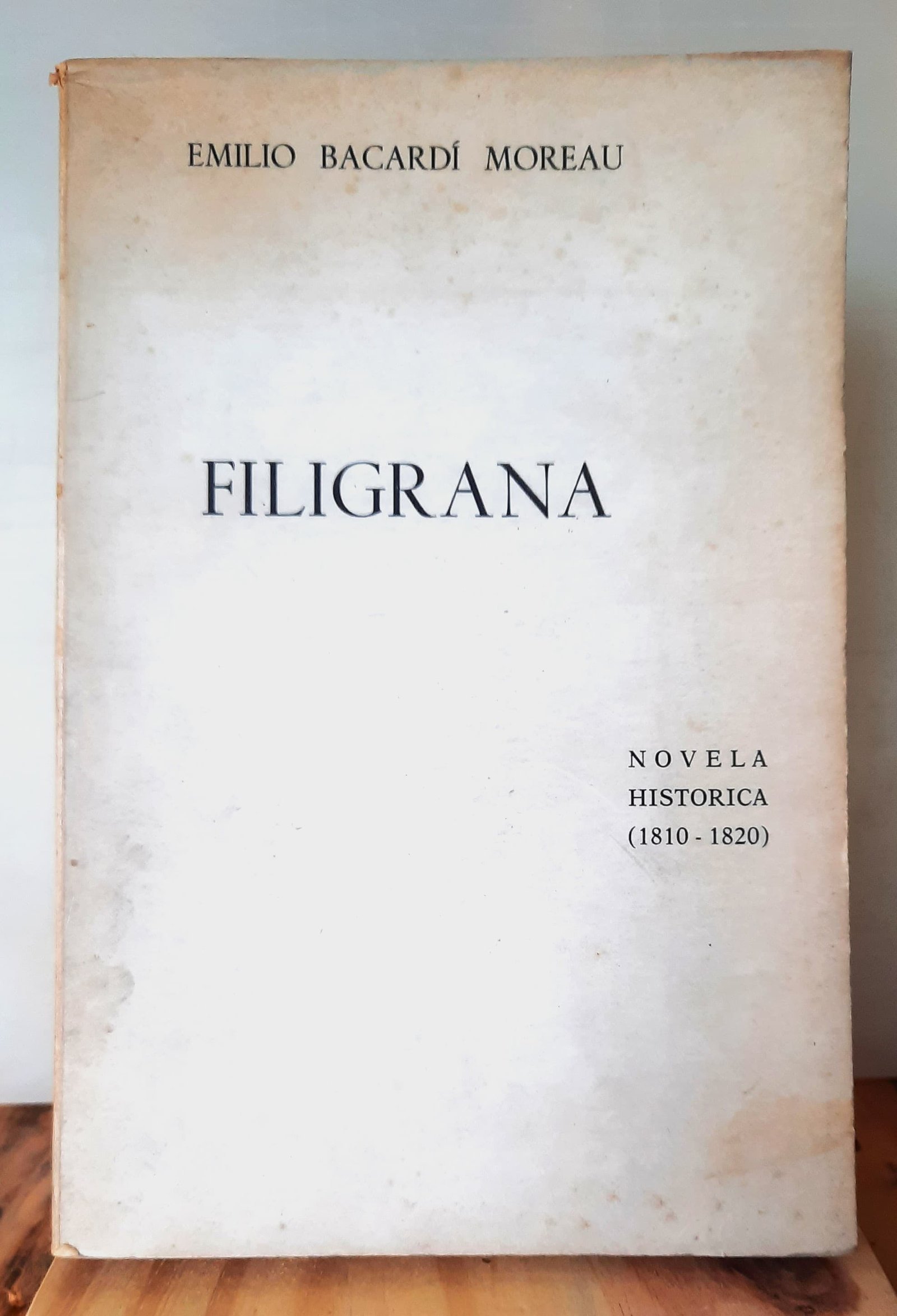 Portada de Filigrana